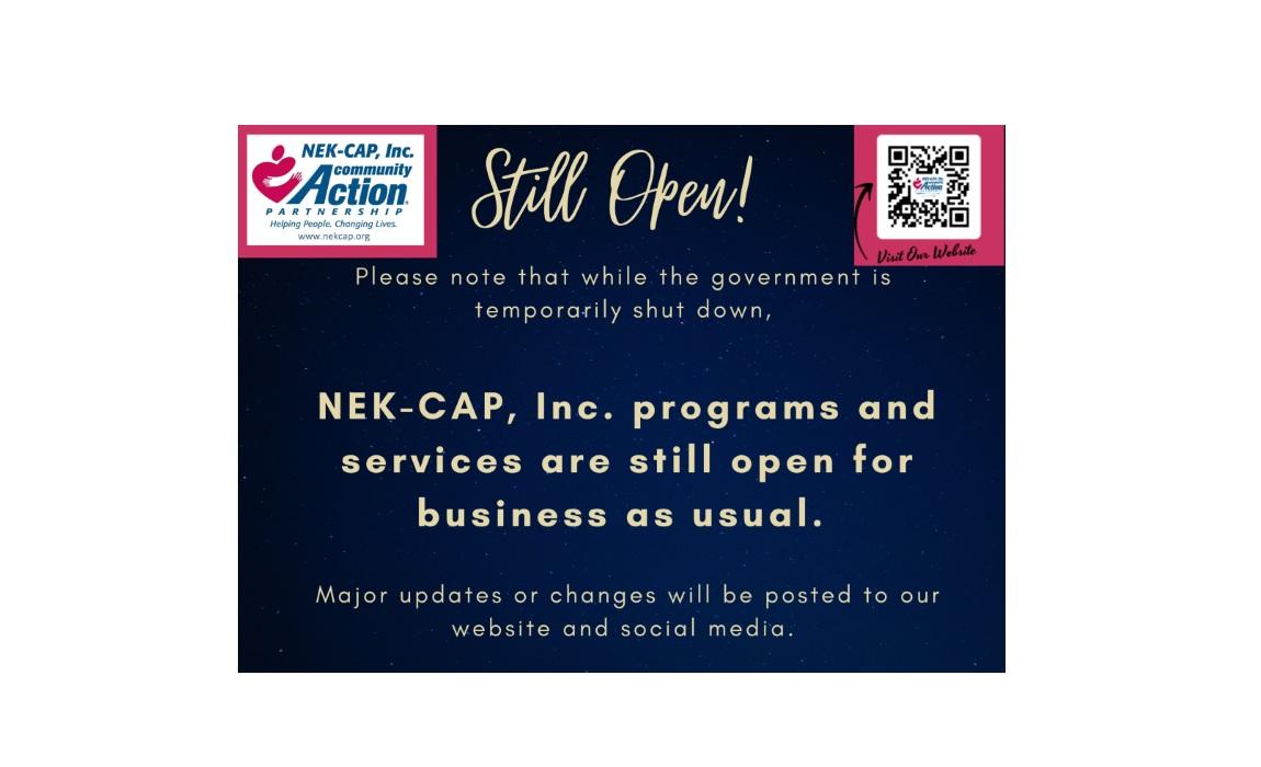 Still Open!